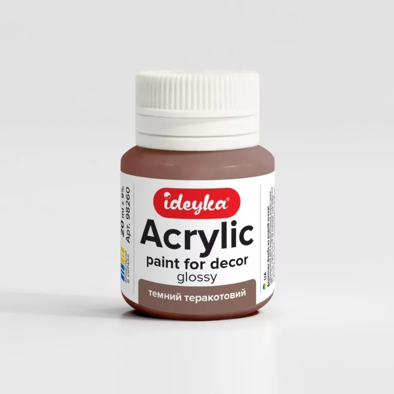 Farba akrylowa Ciemna terakota 20ml - tantis.pl