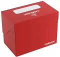 Pudełko Leżące Plastikowe na 80+ kart Czerwone - tantis.pl