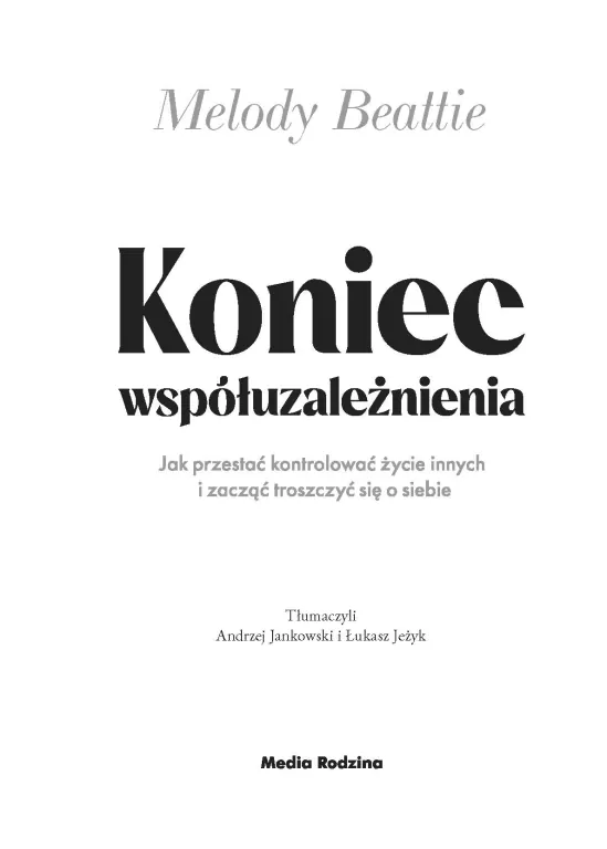 Koniec współuzależnienia - tantis.pl