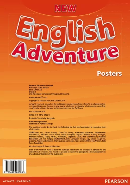 New English Adventure 3. Zestaw Plakatów do podręcznika wieloletniego - tantis.pl