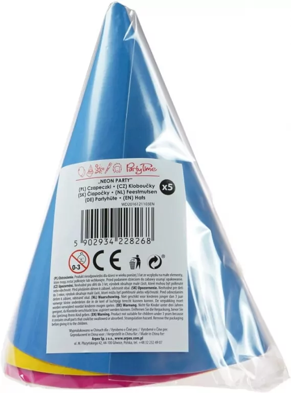 Czapeczki neonowe - tantis.pl