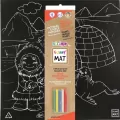 Mata czarna + kreda Biegun Funny Mat STRIGO - tantis.pl