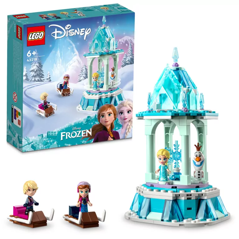 LEGO® Disney Frozen. Magiczna karuzela Anny i Elzy. 43218 - tantis.pl
