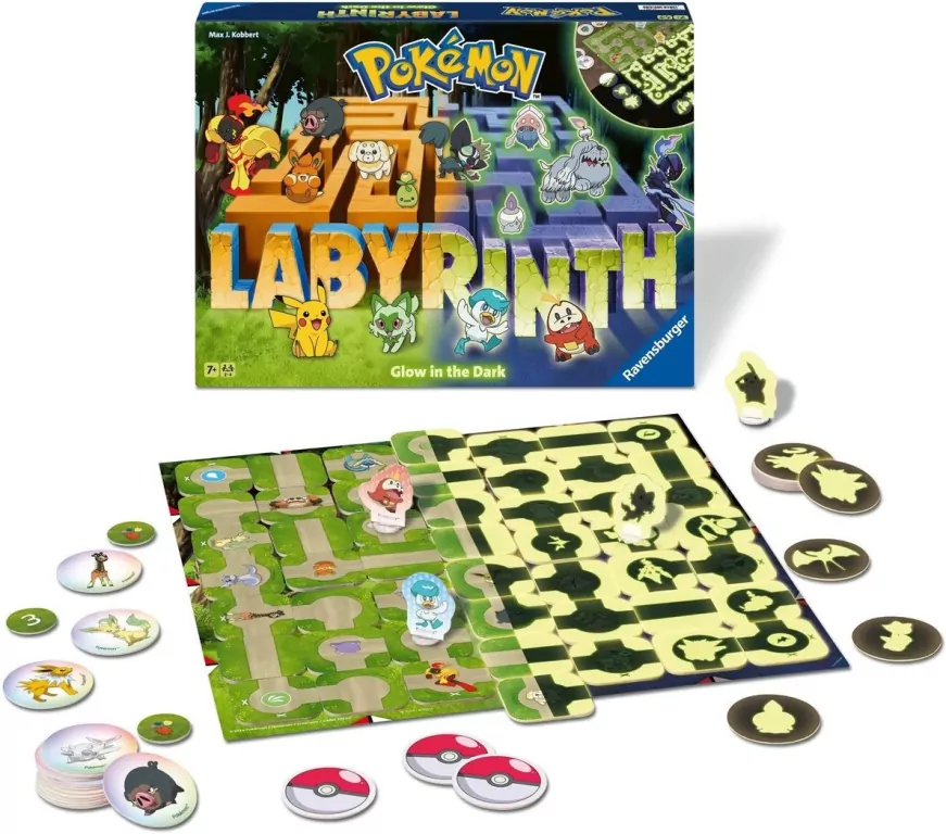 Labyrinth Pokemon świecący w ciemności - tantis.pl