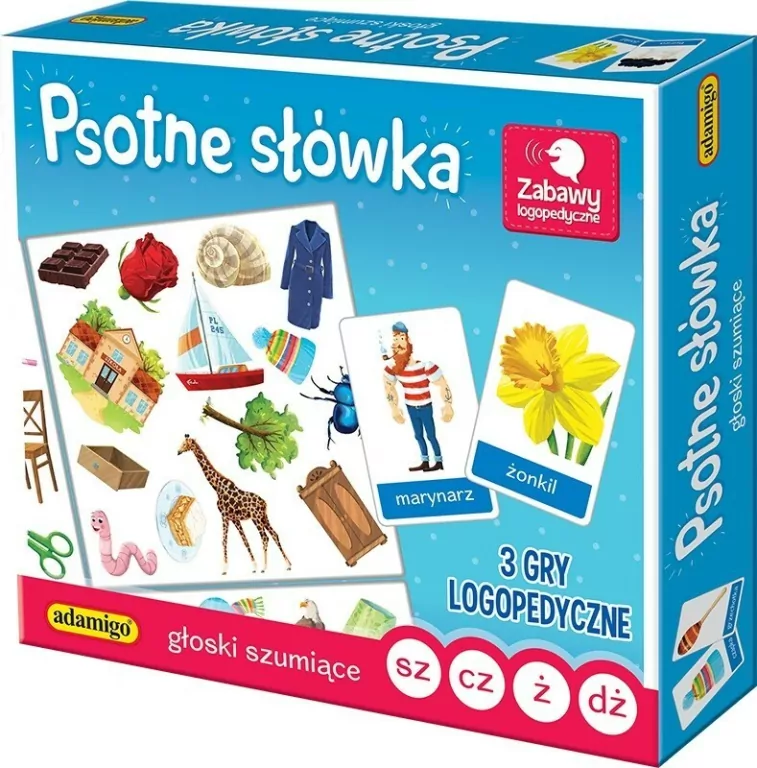 Psotne słówka. Głoski szumiące - tantis.pl