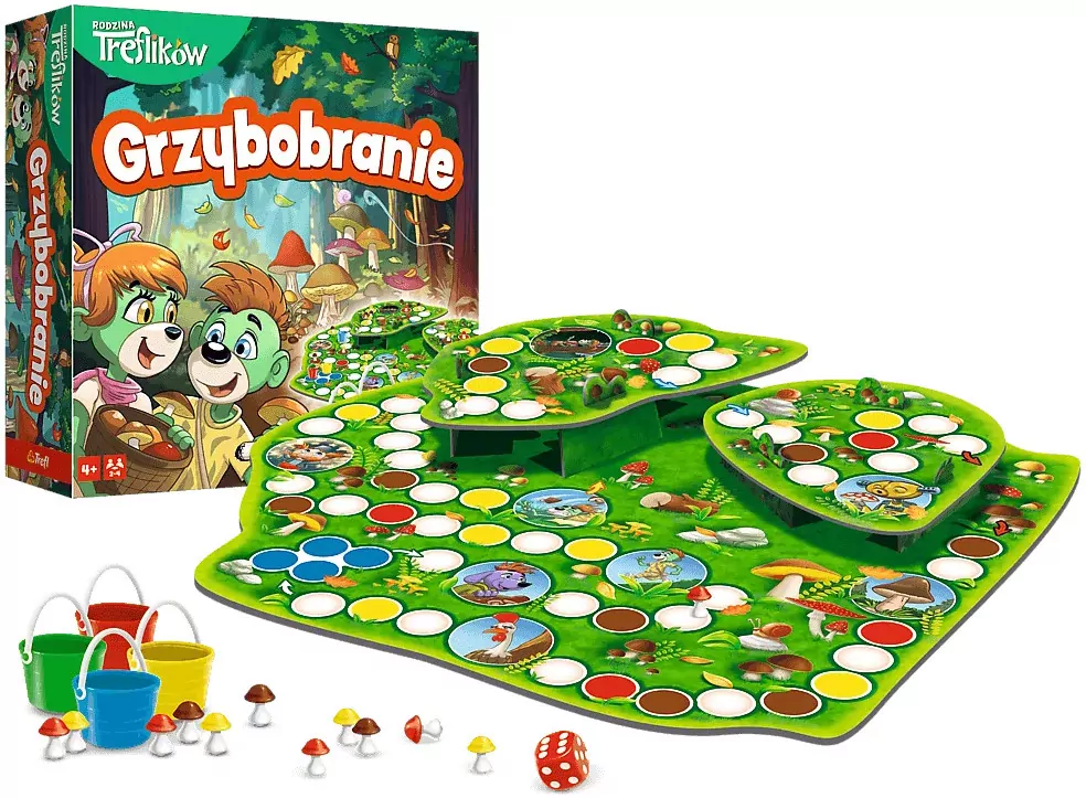 Grzybobranie. Rodzina Treflików. TREFL - tantis.pl