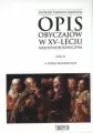 Opis obyczajów w XV-leciu miedzysojuszniczym Tom 2 - tantis.pl