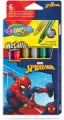 Flamastry metaliczne 6 kolorów. Spiderman - tantis.pl