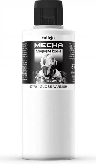 Vallejo: 27.701 - Mecha Gloss Varnish (200 ml) - tantis.pl