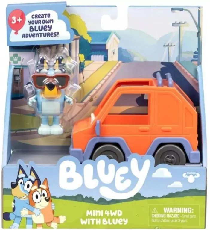 Samochód z figurką Bluey - tantis.pl