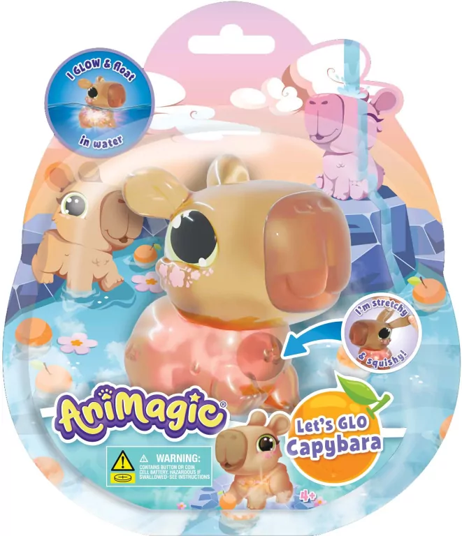 Capybara Let's Glo Animagic Kapibara brązowa - tantis.pl