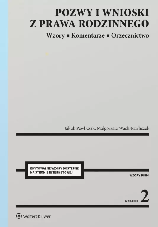 Pozwy i wnioski z prawa rodzinnego w.2 - tantis.pl