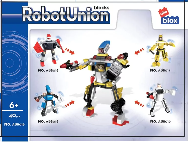 Klocki konstrukcyjne. Robot, 40 elementów - tantis.pl