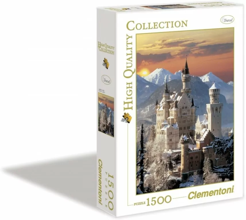 Puzzle 1500. High Quality Collection. Neuschwanstein - tantis.pl