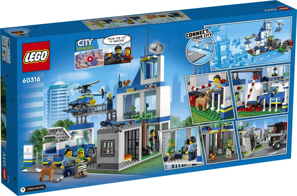 LEGO City. City Police. Posterunek policji. 60316 - tantis.pl