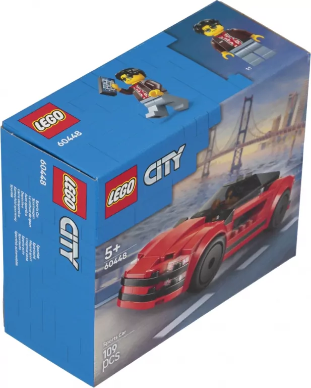LEGO® Czerwony samochód sportowy 60448 - tantis.pl