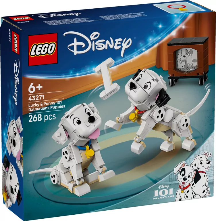 LEGO® Disney. 101 dalmatyńczyków — Szczeniaczki Szczęściarz i Penny 43271 - tantis.pl