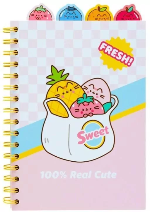 Pusheen notes A5/80K linia z zakładkami - tantis.pl