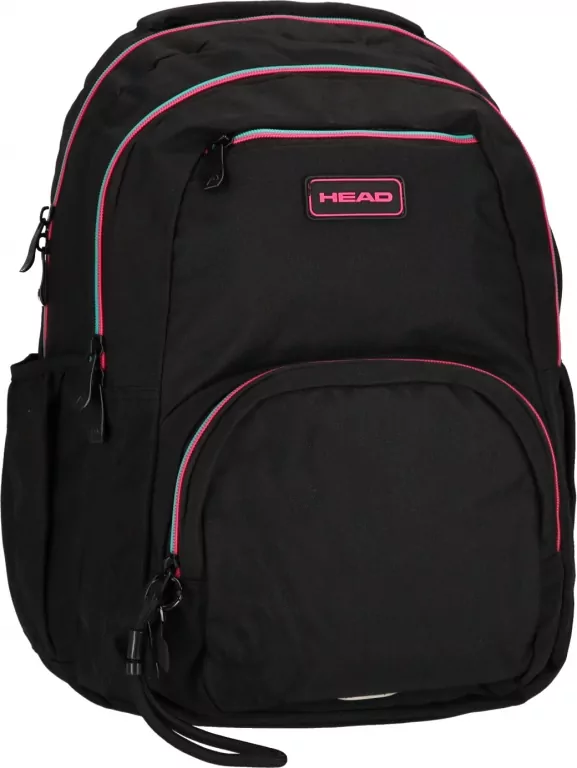 Plecak 3-komorowy Head Black Pink-Mint Astra - tantis.pl