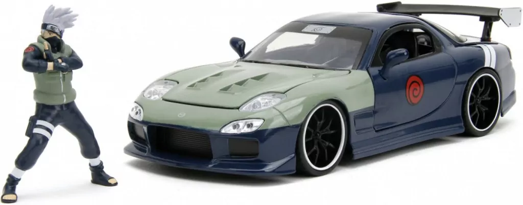 JADA. Naruto 93 Mazda RX-7 z figurką 1:24 - tantis.pl