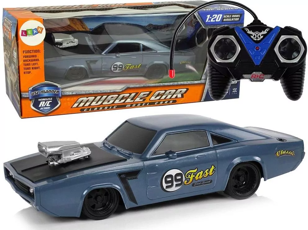 Auto sportowe1:20 zdalnie sterowane szare - tantis.pl