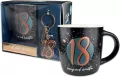 Kubek Denim z metalowym brelokiem - 18 urodziny - tantis.pl