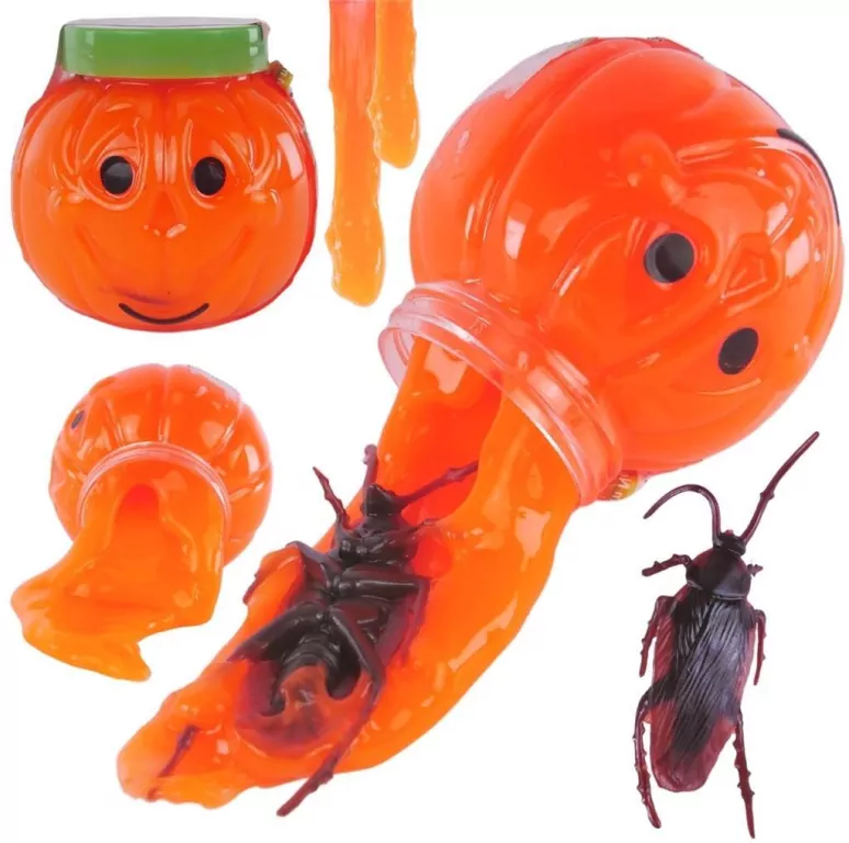 Glutek. Slime z niespodzianką. Dynia 80ml MIX - tantis.pl