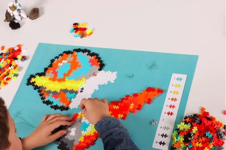 Puzzle By Number- Kosmos. Klocki Plus-Plus - tantis.pl