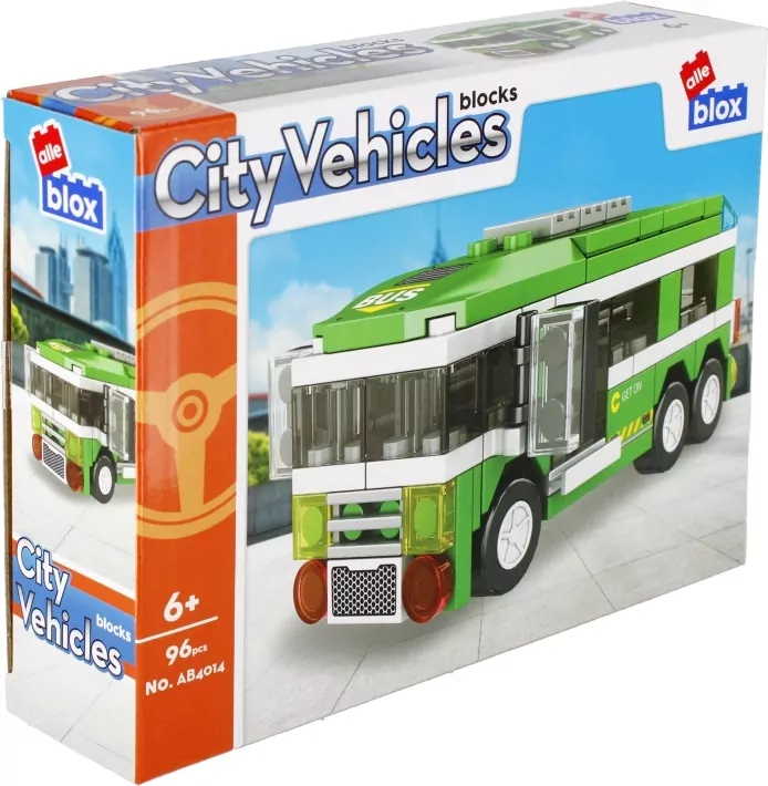 City Vehicles. Autobus. Klocki konstrukcyjne - tantis.pl