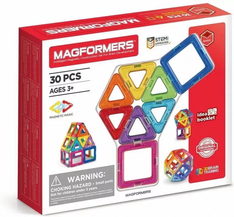 Magformers Basic, 30 elementów - tantis.pl