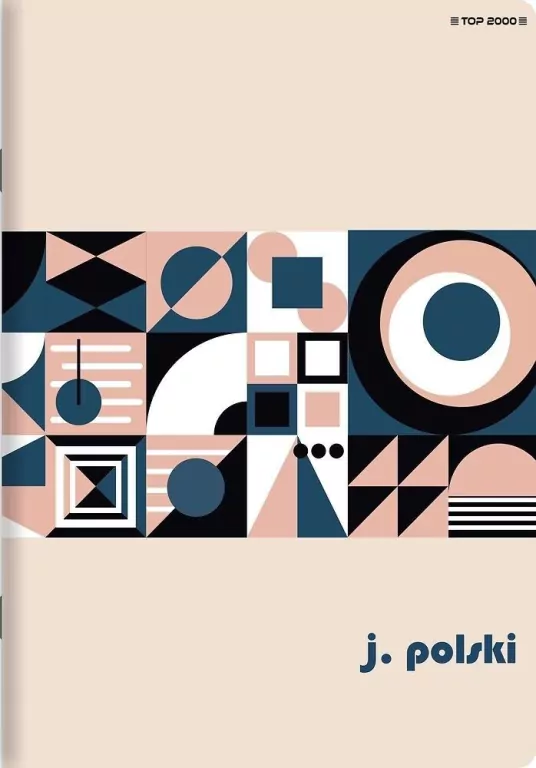 Zeszyt A5/60K linia. TOP2000. Polski - tantis.pl