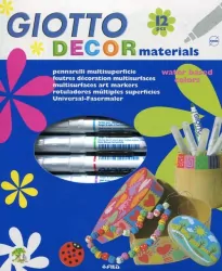 Giotto Decor materials Flamastry 12 sztuk