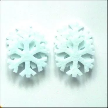 Śnieżynki z filcu - tantis.pl