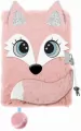 Pamiętnik A5/96K z kłódką 3D Fox - tantis.pl