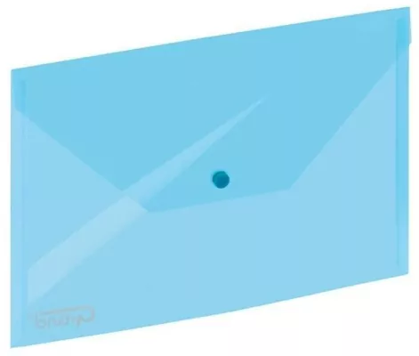 Koperta A4 na zatrzask niebieska