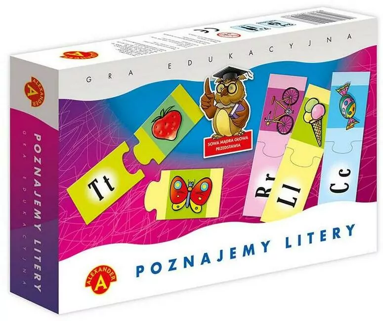 Poznajemy litery. Gra edukacyjna - tantis.pl