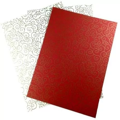 Karton 220g arabeska 24x34cm 3 ark MIX - tantis.pl