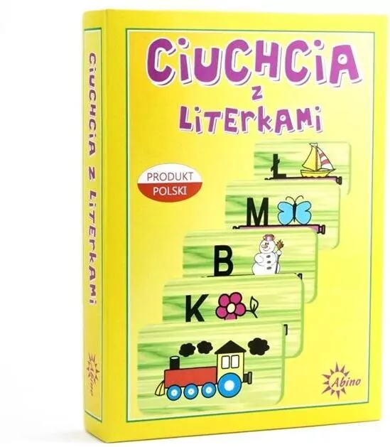 Ciuchcia z literkami ABINO - tantis.pl