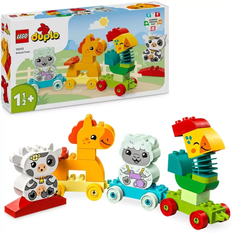 LEGO® DUPLO®. Mój pierwszy pociąg ze zwierzątkami 10412 - tantis.pl