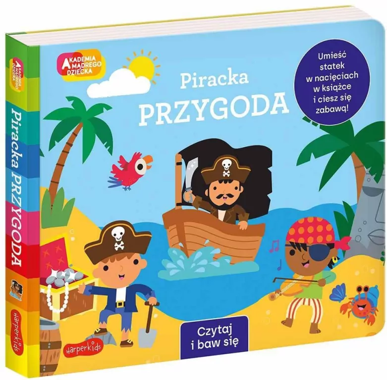 Piracka przygoda. Czytaj i baw się. Akademia Mądrego Dziecka - tantis.pl