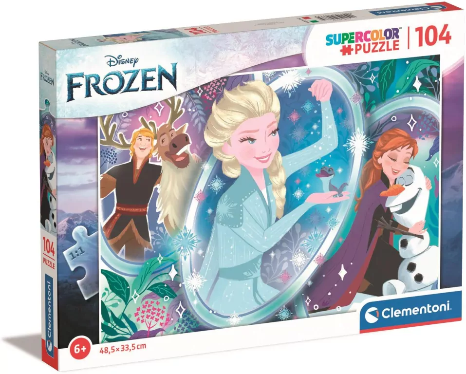 Puzzle 104. Super Kolor. Frozen 2 - tantis.pl