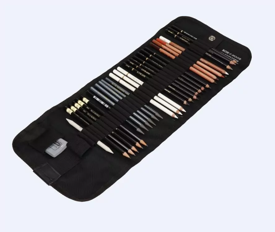 Zestaw artystyczny w zawijanym etui - tantis.pl