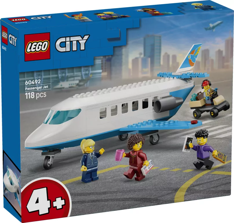 LEGO® Samolot pasażerski 60492 - tantis.pl