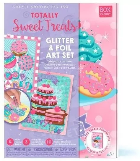 Zestaw artystyczny brokat. Ciasteczka - tantis.pl