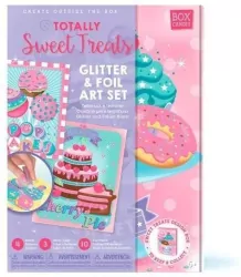 Zestaw artystyczny brokat. Ciasteczka