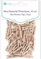 Klamerki mini drewniane 2,5cm 30szt - tantis.pl