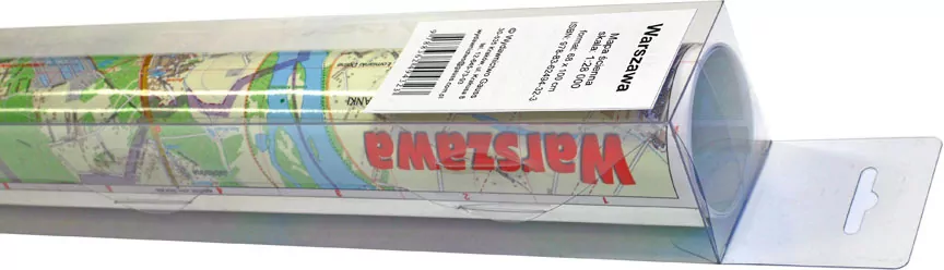 Warszawa. Mapa ścienna 1:28 000 - tantis.pl