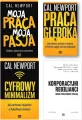Pakiet: Moja praca, moja pasja. Zadbaj o udane życie zawodowe/ Praca głęboka. Jak odnieść sukces w świecie w którym ciągle coś nas rozprasza/ Cyfrowy minimalizm. Jak zachować skupienie w hałaśliwym świecie/ Korporacyjni Rebelianci. Niech praca będzie fraj - tantis.pl