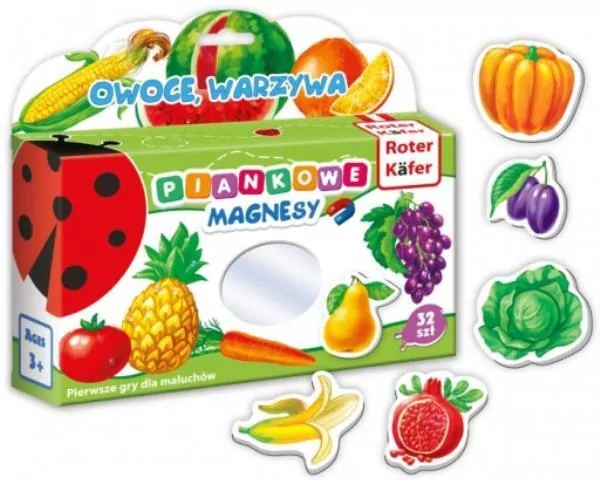 Mój mały świat magnesów Owoce i warzywa - tantis.pl