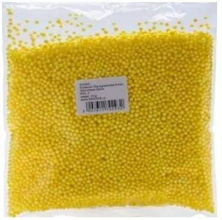 Styropianowe kulki 4mm żółte 10g - tantis.pl
